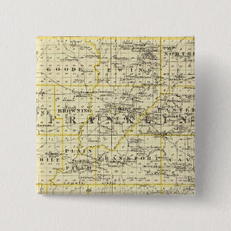 Chapa Cuadrada Mapa de los condados de Franklin y Williamson