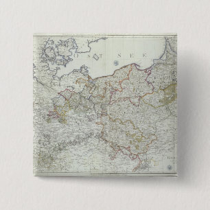 Chapa Cuadrada Mapa de los estados prusianos en 1799