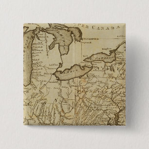 Chapa Cuadrada Mapa de los Estados Unidos 3