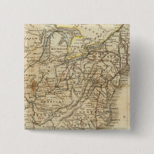 Chapa Cuadrada Mapa De Los Estados Unidos 3