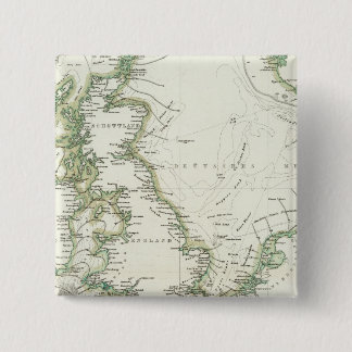 Chapa Cuadrada Mapa de los mares alemanes
