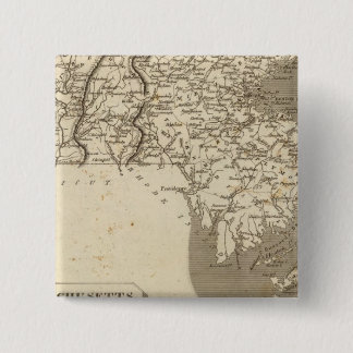 Chapa Cuadrada Mapa de Massachusetts por Arrowsmith