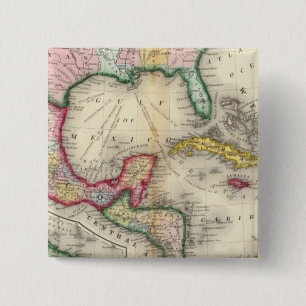 Chapa Cuadrada Mapa De México, Centroamérica