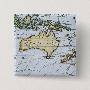 Chapa Cuadrada Mapa de nueva Holanda