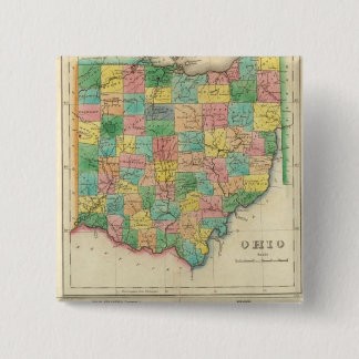 Chapa Cuadrada Mapa De Ohio