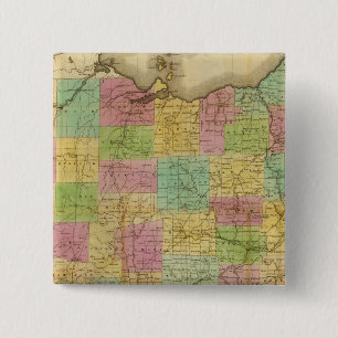 Chapa Cuadrada Mapa de Ohio 2