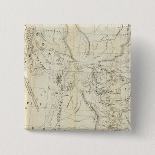 Chapa Cuadrada Mapa de Oregón, California, Nuevo México