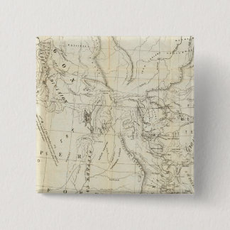 Chapa Cuadrada Mapa de Oregón, California, Nuevo México