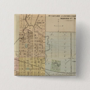 Chapa Cuadrada Mapa de Rochester, Minnesota