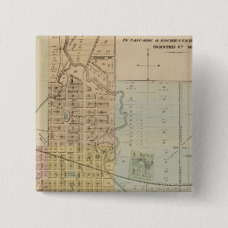 Chapa Cuadrada Mapa de Rochester, Minnesota