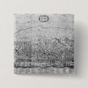 Chapa Cuadrada Mapa de Roma