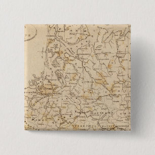 Chapa Cuadrada Mapa de Rusia en Europa por Arrowsmith