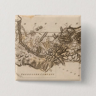 Chapa Cuadrada Mapa de Tennessee por Arrowsmith