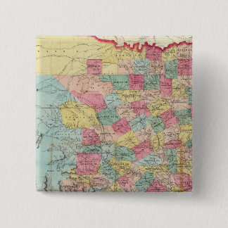 Chapa Cuadrada Mapa de Texas de Córdova