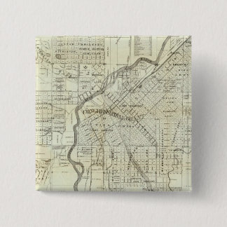 Chapa Cuadrada Mapa de Thayer de Denver Colorado