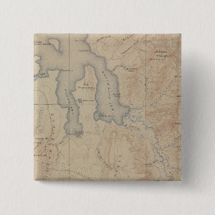 Chapa Cuadrada Mapa de Topografía, Yellowstone National Part, Wy