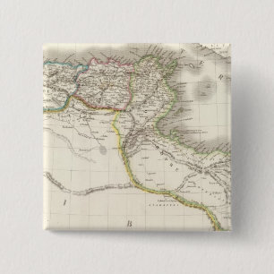 Chapa Cuadrada Mapa del Atlas África de África