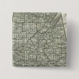 Chapa Cuadrada Mapa del Atlas de Alabama