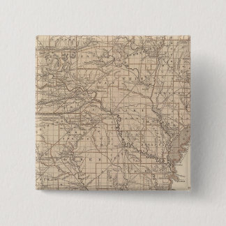 Chapa Cuadrada Mapa del Atlas de Arkansas