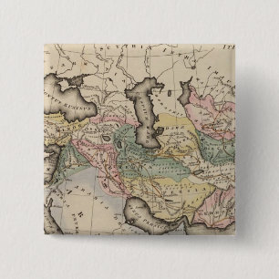 Chapa Cuadrada Mapa del Atlas de Asia