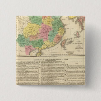 Chapa Cuadrada Mapa del Atlas de China y Japón