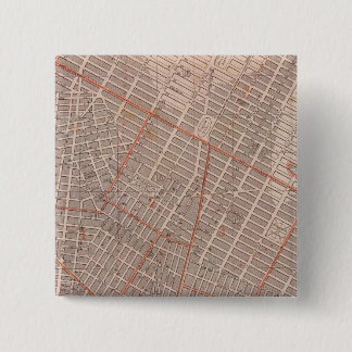 Chapa Cuadrada Mapa del Atlas de la ciudad de Nueva York