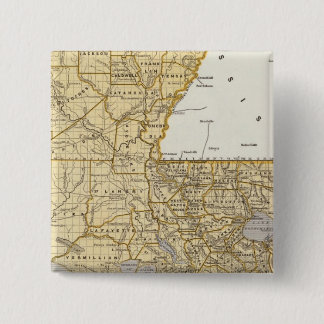 Chapa Cuadrada Mapa del Atlas de Louisiana
