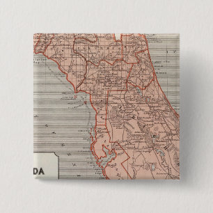 Chapa Cuadrada Mapa del Atlas Florida