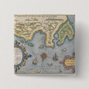 Chapa Cuadrada Mapa del comercio del holandés del mar Báltico