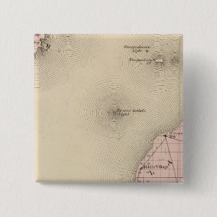 Chapa Cuadrada Mapa del condado de Emmet, Michigan