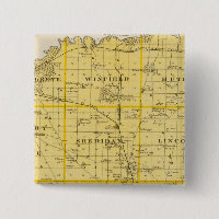 Mapa del condado de Scott, estado de Iowa