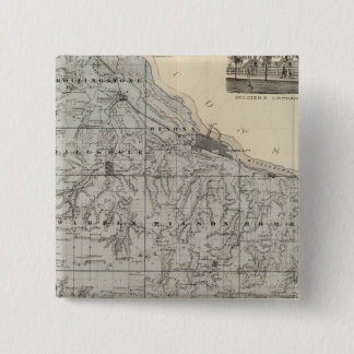Chapa Cuadrada Mapa del condado de Winona, Minnesota