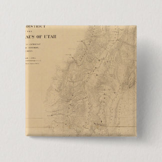 Chapa Cuadrada Mapa del distrito de la Alta Meseta de Utah