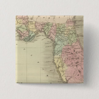 Chapa Cuadrada Mapa del estado de Florida