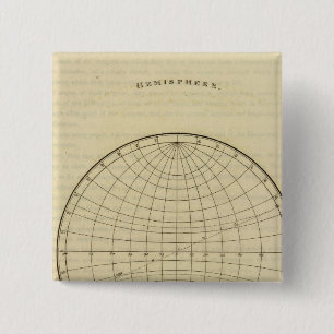 Chapa Cuadrada Mapa del hemisferio