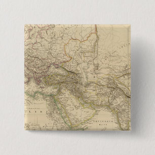 Chapa Cuadrada Mapa del hemisferio oriental mundial