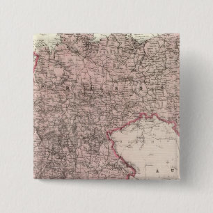 Chapa Cuadrada Mapa del Imperio Alemán