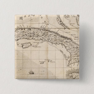 Chapa Cuadrada Mapa del Imperio Británico en América Hoja 14