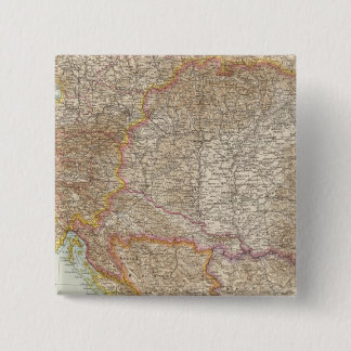 Chapa Cuadrada Mapa del Imperio Húngaro de Austria