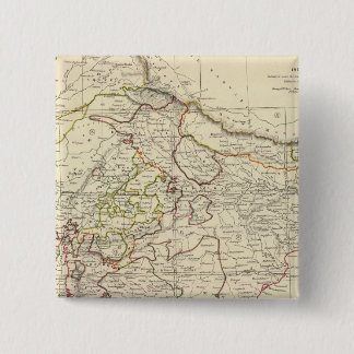 Chapa Cuadrada Mapa del índice India XII