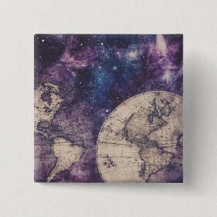 Chapa Cuadrada Mapa del mundo de la época celestial (3)