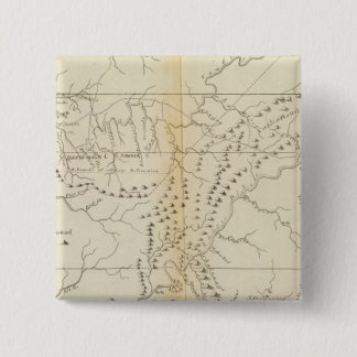 Chapa Cuadrada Mapa del Tennessee