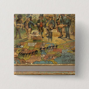 Chapa Cuadrada Mapa diseccionado de cajas, Estados Unidos