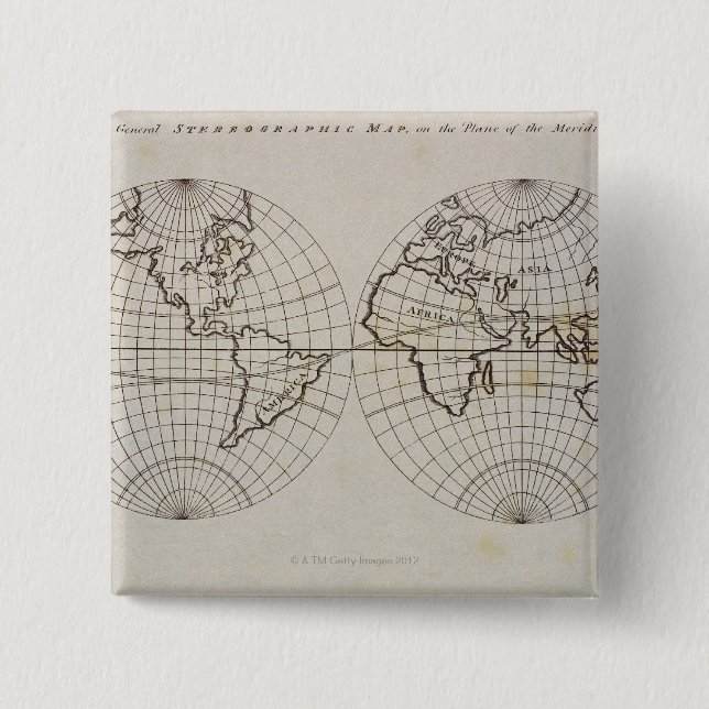 Chapa Cuadrada Mapa esterográfico (Anverso)