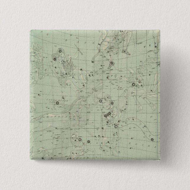 Chapa Cuadrada Mapa estrella (Anverso)