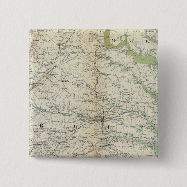 Chapa Cuadrada Mapa general II (Anverso)