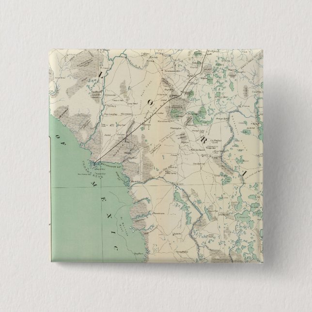 Chapa Cuadrada Mapa general XI (Anverso)