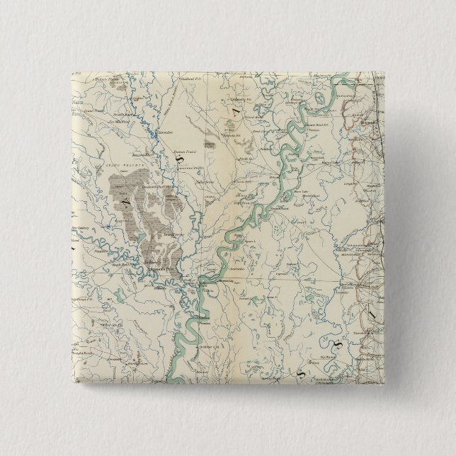 Chapa Cuadrada Mapa general XIX (Anverso)