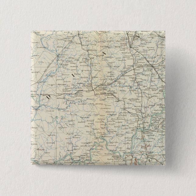 Chapa Cuadrada Mapa general XVI (Anverso)