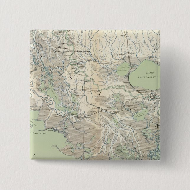 Chapa Cuadrada Mapa general XXI (Anverso)